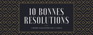 10 BONNES RESOLUTIONS